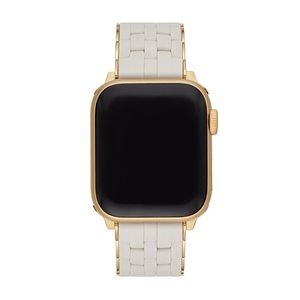 MICHELE Wheat Silicone Link Watch Strap for Apple Watch